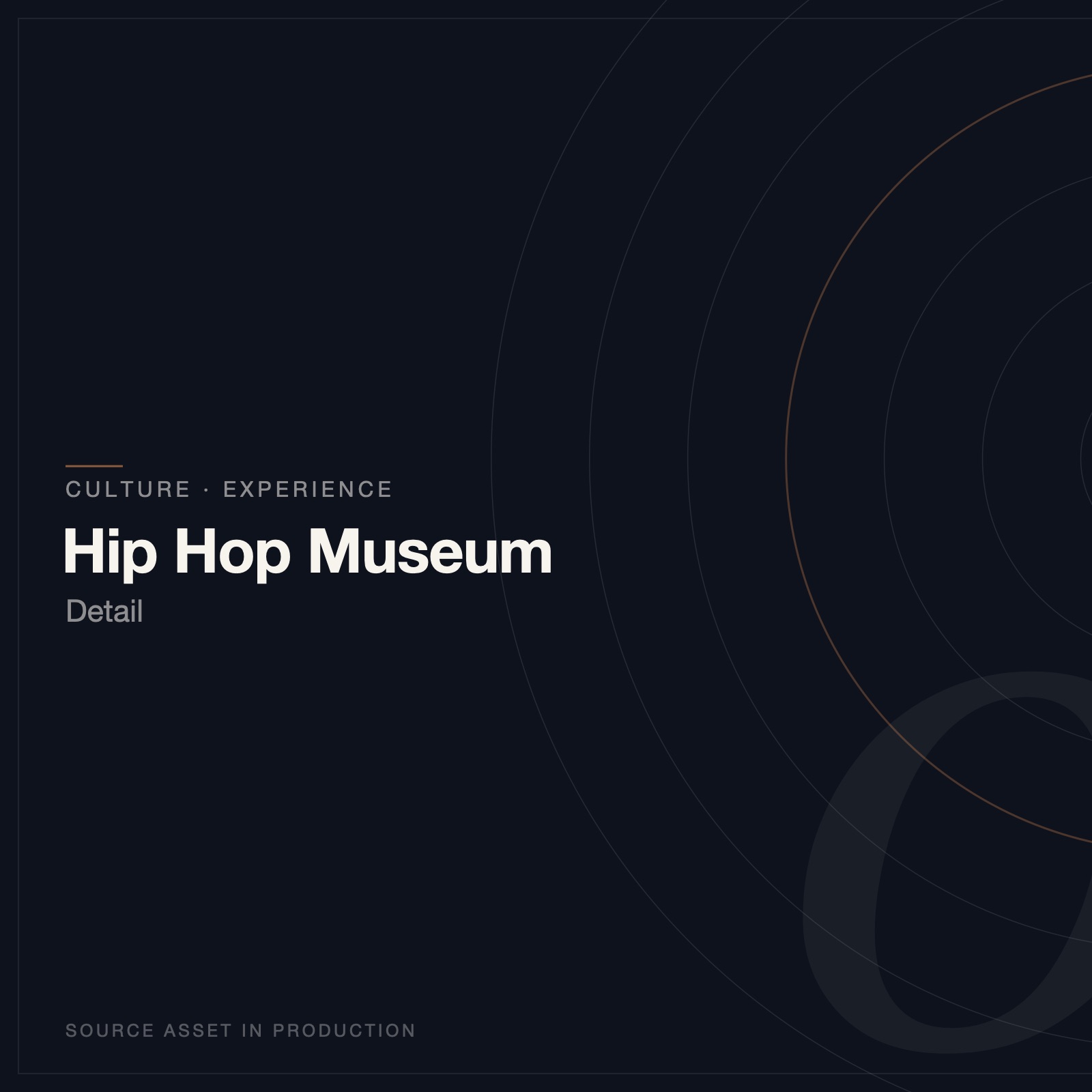 Exhibition and sound.