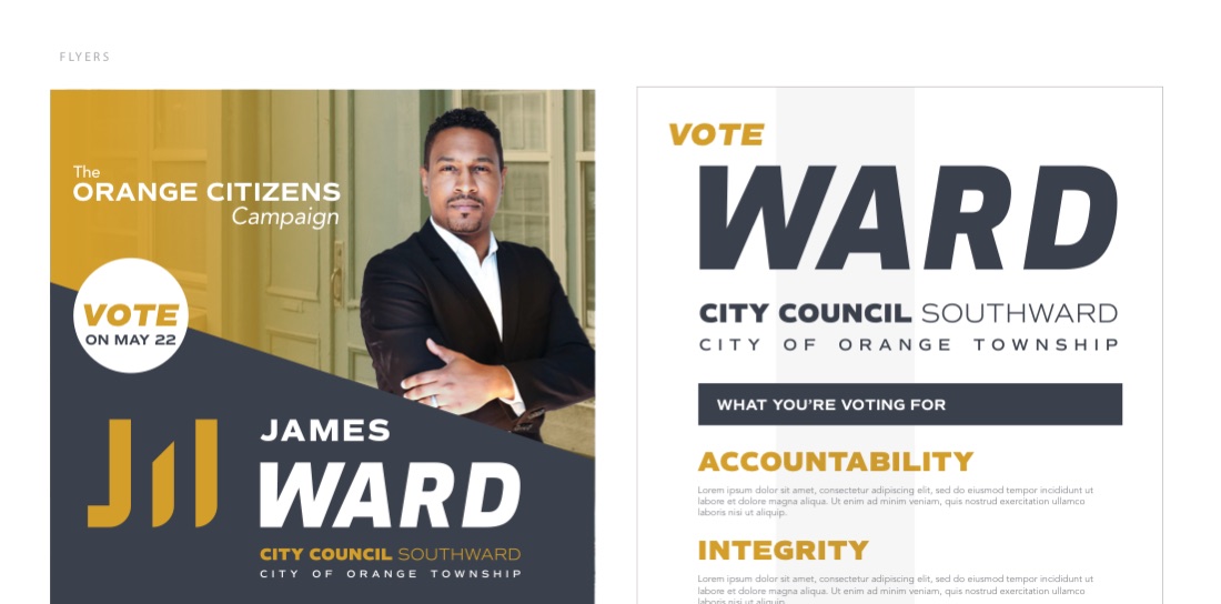 Campaign applications — flyers and public information.