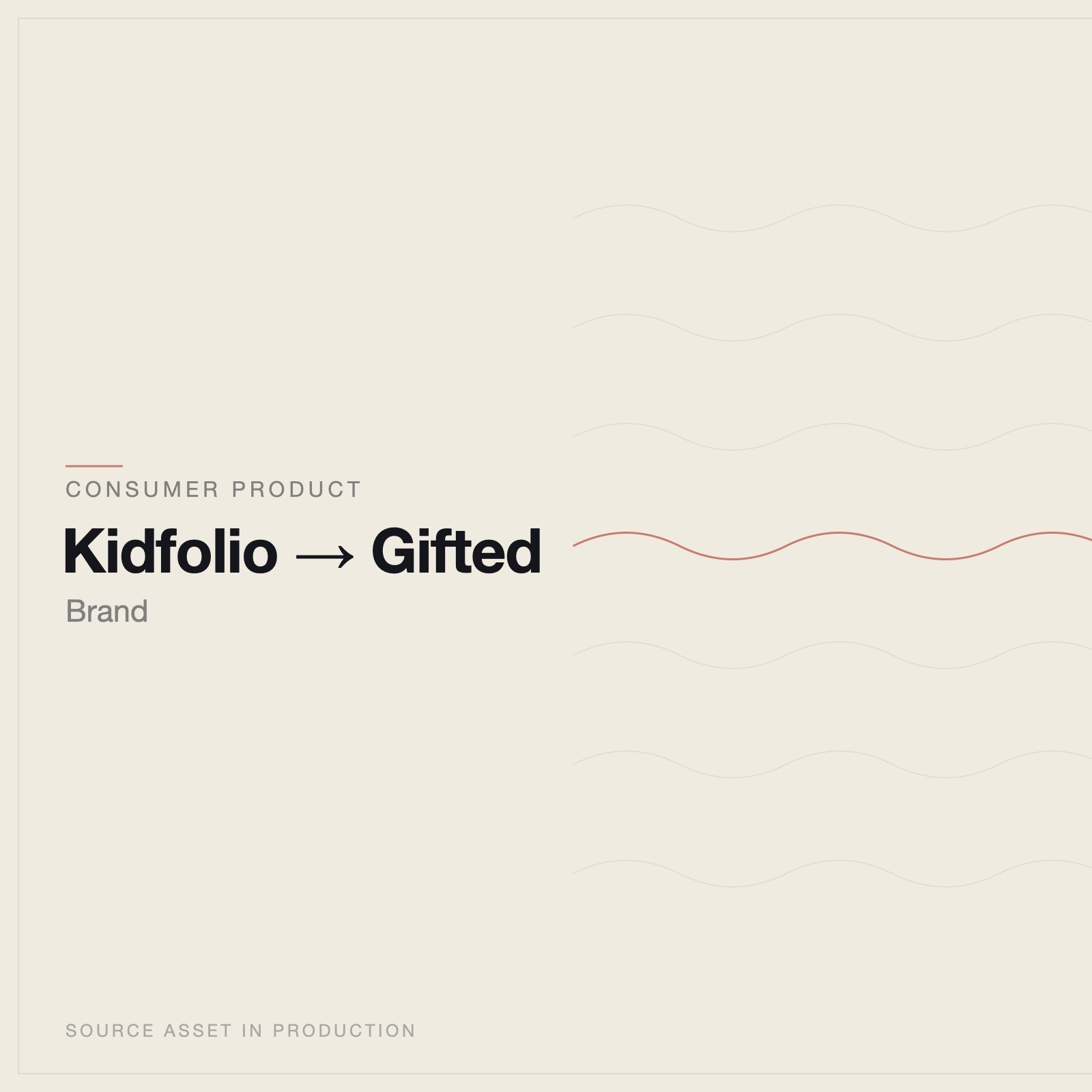 Brand evolution from Kidfolio to Gifted.