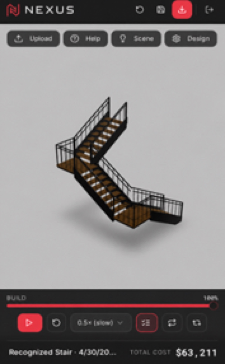 Capture to 3D on mobile — photograph an assembly in the field, recognize it, and price it.