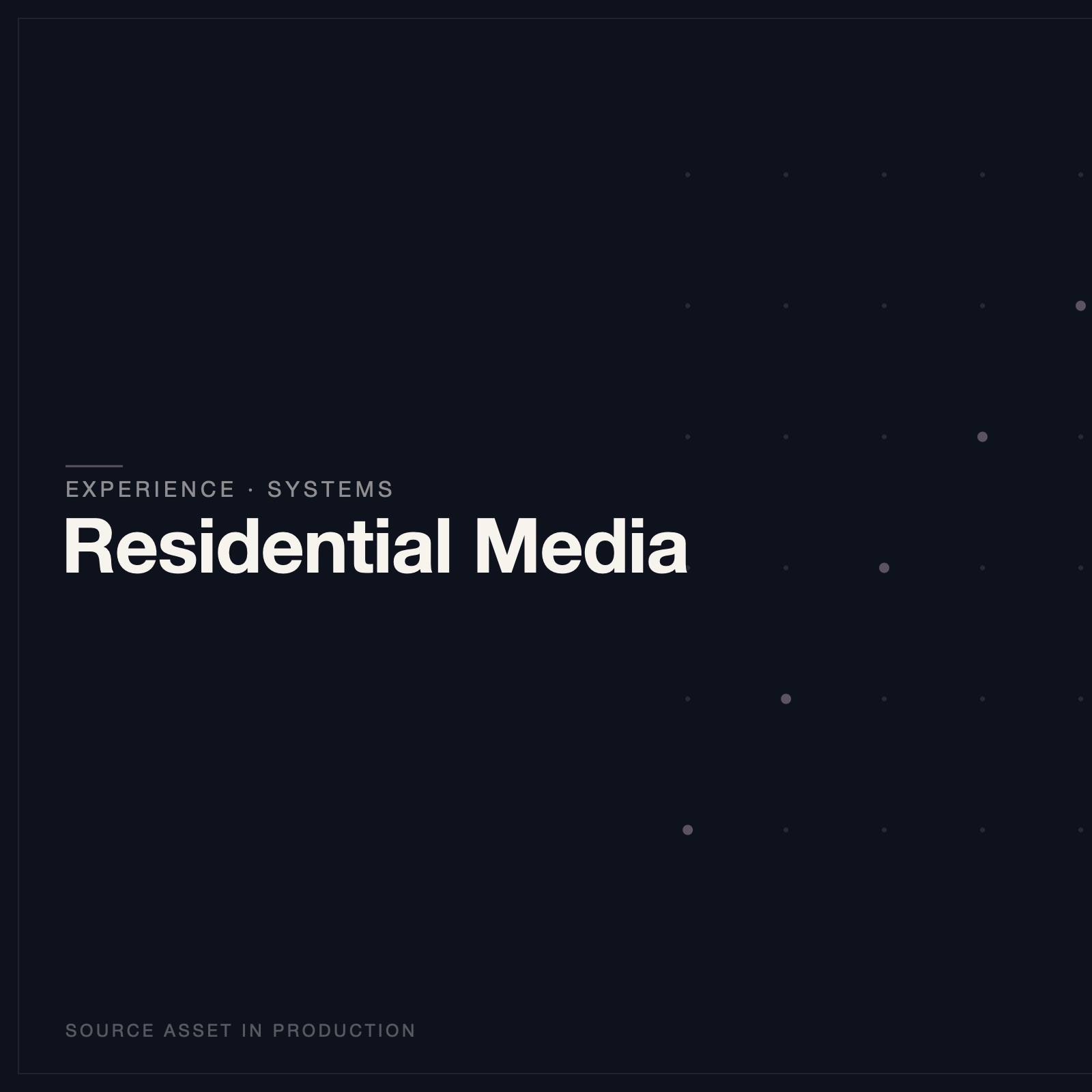 Residential Media System