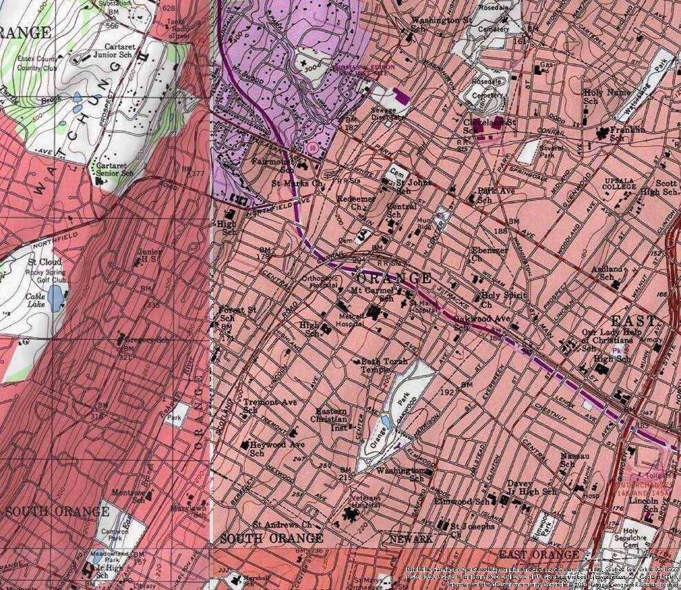 Rooted in place — the historic streets of Orange, New Jersey.