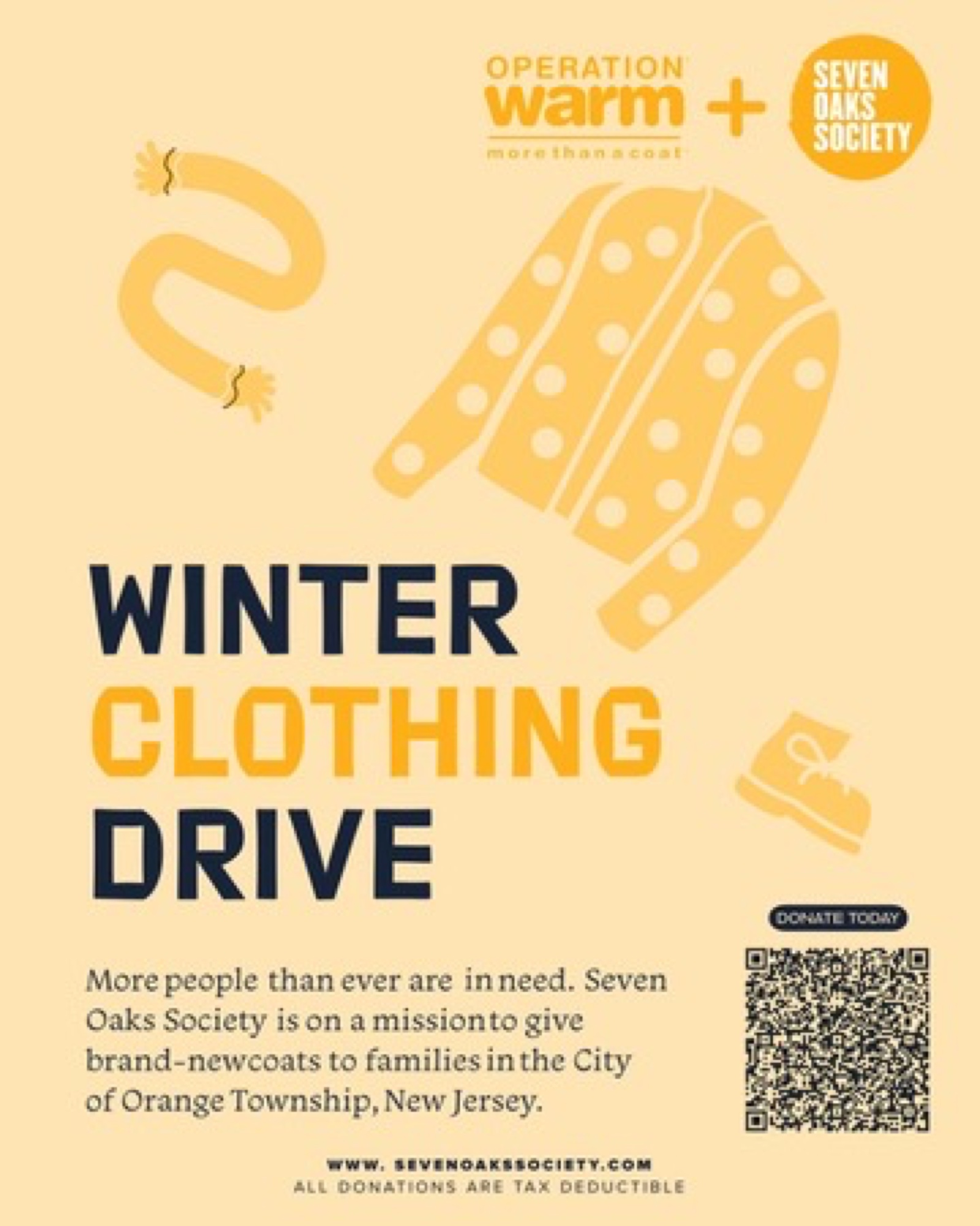 Winter Clothing Drive campaign.